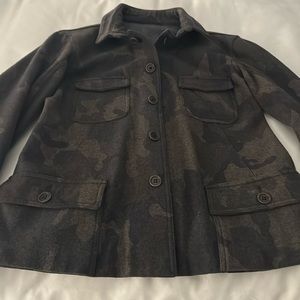 Prada Sport Wool Flannel Camouflage short jacket.